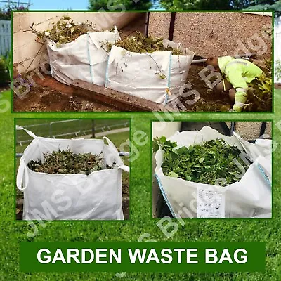 £6.89 • Buy Garden Waste Bags - Large Heavy Duty Large Refuse Sacks With Handles Multi Pack