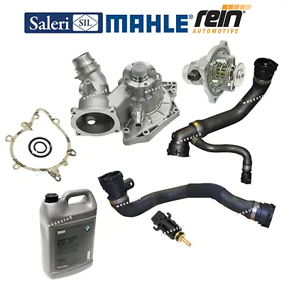 Water Pump & Thermostat + Upper Lower Hose Sensor Coolant Kit For BMW E39 540i • $336.38