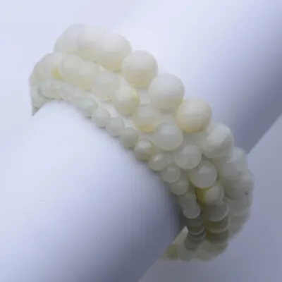 Crystal Gemstone Bracelet Beads Chakra Stone Stretch Reiki Jewellery Handmade • £2.87