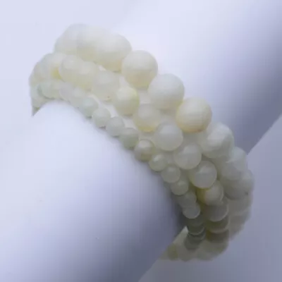 £2.39 • Buy Handmade Natural Gemstone Round Beads Stretch Bracelet 4mm 6mm 8mm