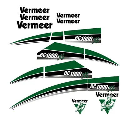 Vermeer BC1000XL Brush Chipper Decal Kit For BC 1000 XL • $200