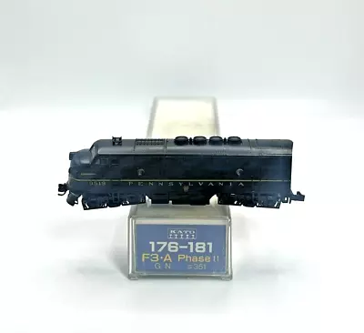 N Scale KATO 176-181 F3-A Phase 2 Pennsylvania Locomotive Original Box • $199.99