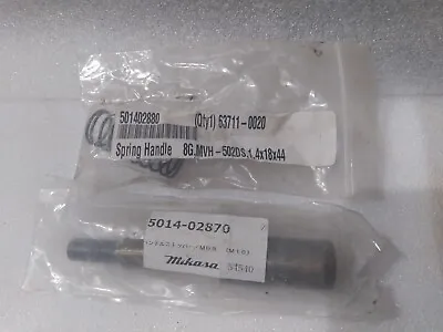 MVH-502DS Multiquip Mikasa Stopper Handle 501402870 & Spring 501402880   • $28.95