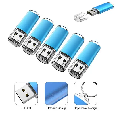 5Pack 10Pack 1GB 2GB 4GB Flash Drive USB 2.0 Memory Stick Pen Storage Drive • $26.99