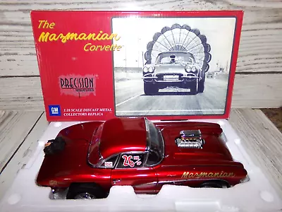 1:18 Precision Miniatures 1961 Chevrolet Corvette The Mazmanian Red Diecast Car • $175.50