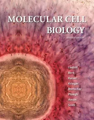 Molecular Cell Biology 7th Edition Hardcover By Lodish    11/1120 • $49.95