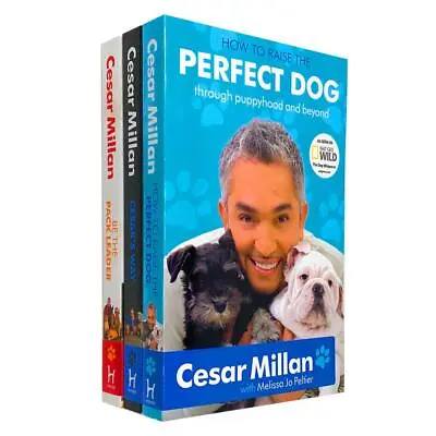 Cesar Millan 3 Books Collection Set Perfect Dog Cesars Way NEW • £13.98