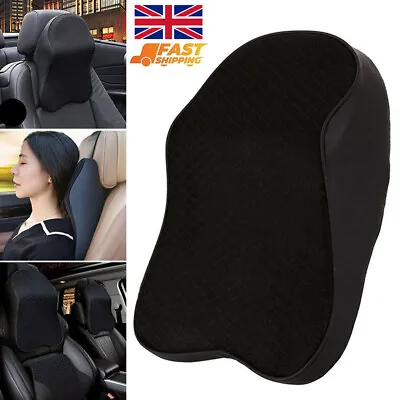 Auto Car Seat Headrest Pillow Memory Foam Breathable Neck Support Cushion Pad UK • £7.65