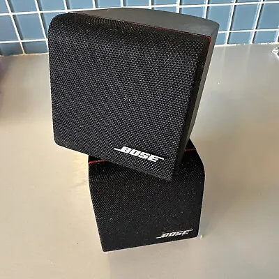 Bose Lifestyle Jewel Mini Double Cube Speakers Acoustimass Black • $30