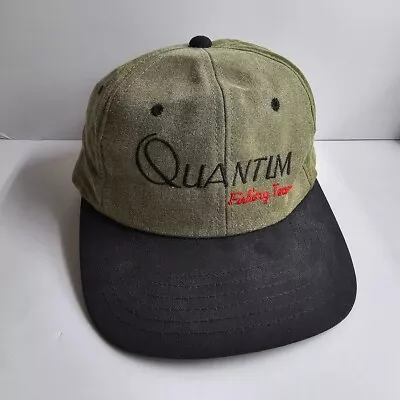 Vintage Quantum Fishing Team Fishing Reels Snapback Hat Gone Fishin • $14.99