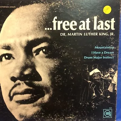 Dr. Martin Luther King Jr. – ...Free At Last - 12  VINYL RECORD ALBUM LP • $6.11