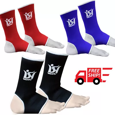 Ankle Foot Support MMA Boxing Brace Guard Pads Kick Muay Thai UFC Gym Anklet  • $8.99