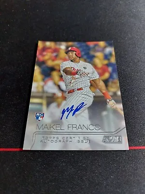 2015 Topps Stadium Club Maikel Franco Rookie Auto #SCA-MFO • $5.99