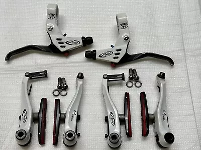 $120 • Buy Avid Single Digit Ti V-Brakes Speed Dial Ti Levers Set White