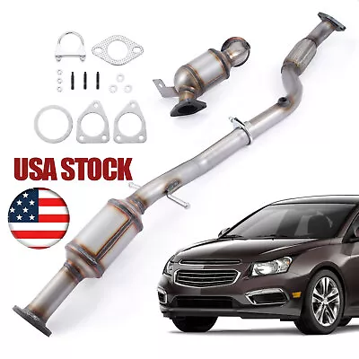 Catalytic Converters Set For 2011-2015 Chevy Cruze 1.4L Front & Rear Direct Fit • $118.74