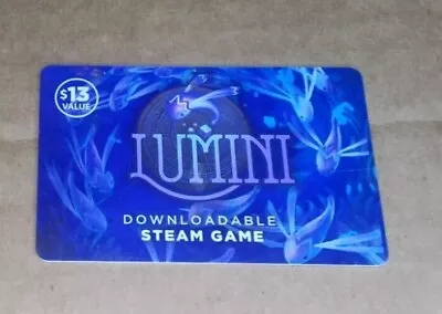 STEAM Game Geek Fuel LUMINI Downloadable Game Gift Card Speelbaars • $4.99