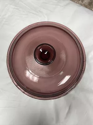 Pyrex Visions Cookware 2.5 Qt. Saucepan Lid #V2.5C A Cranberry • $8