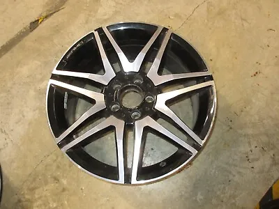 2013-15 Mercedes-benz C-class 18x8.5 Machined/black (rear) Oem Wheel 12553 • $395