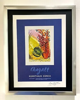 Marc Chagall | Original Vintage 1975 | Signed Print | Mounted And Framed • $139