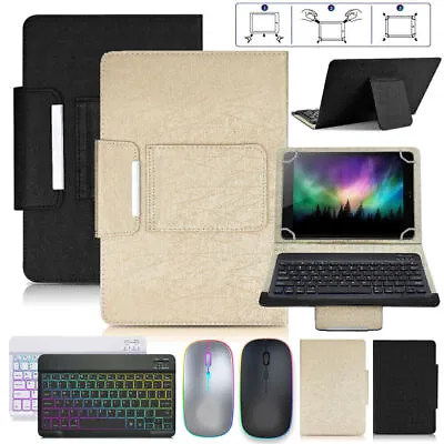 Universal Backlit Keyboard Case Mouse For TCL Tab 11 10 10s 10L 8491X 10.1  Inch • $19.94