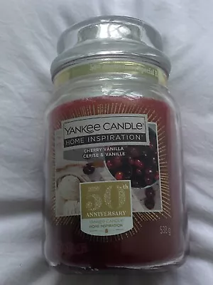 Yankee Candle Large Jar Candle - 50th Anniversary Edition - Cherry Vanilla • £3.50
