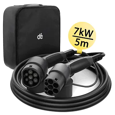 Electric Vehicle Car & Plug-in Hybrid 32A Fast Charging Cable Type 2 To Type 2 • £99.99