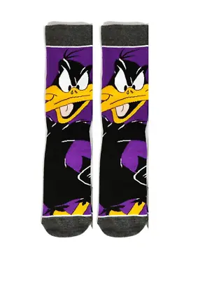 Unisex Looney Tunes Daffy Duck Novelty Gift Socks Birthday Christmas Gifts • £6.46