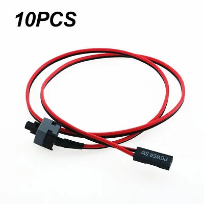 10pcs Computer Motherboard Power Cable Switch On/Off/Reset Button Connectors • $4.04