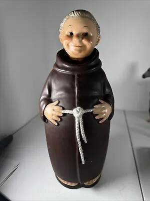 Goebel Brown Friar Tuck Monk Decanter Bottle Decanter  Vintage  11” • $51.99