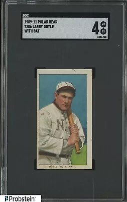 T206 Larry Doyle With Bat New York Polar Bear Back SGC 4 VG-EX • $88