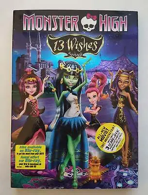 Monster High: 13 Wishes (DVD 2013) • $12.71