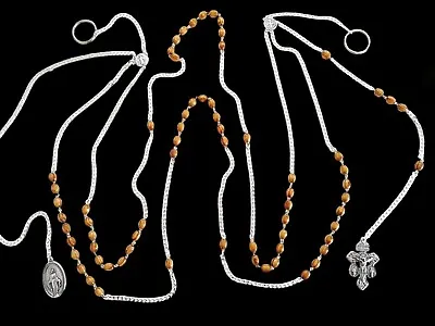 BELT HABIT ROSARY Brigittine Carmelite 6 Decade Rosary 70 Inch • $45.99