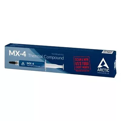 ARCTIC MX-4 (8 G) Edition 2019 High Performance Thermal Paste (ACTCP00008B) • £17.48