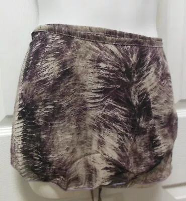  Capezio Print Wrap Skirt Style IM301 Adult Sizes Gray Plum Print  • $12.34