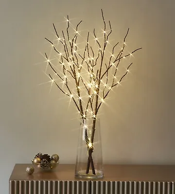 Hairui Lighted Willow Branches Battery Operated Home Mantle Christmas Decor • $30.99