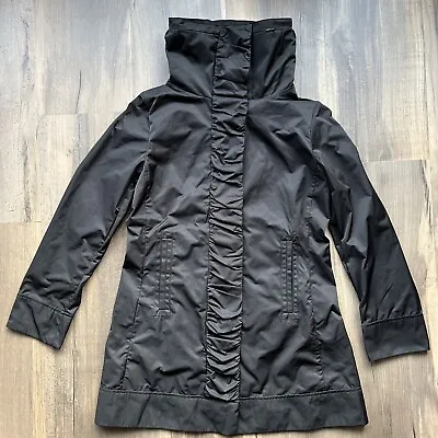 Rainforest Women’s Packable Travel Hooded Rain Windbreaker Coat Jacket Black XS • $11