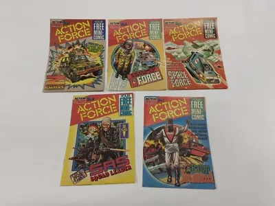 Action Force Set Mini Comic Battle Picture Weekly Warlord War GI JOE COBRA • £29.99