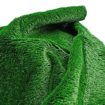 £10.99 • Buy Artificial Grass Matting Greengrocers Fake Lawn Garden Astro Turf In 2 Sizes