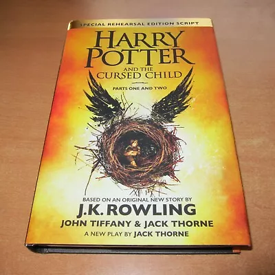 HARRY POTTER And The Cursed Child Parts One And Two Hardcover Book J.K. ROWLING • $15