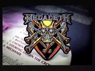 BNWT Megadeth KILLING IS MY BUSINESS Pin Badge Rock Heavy Metal Alchemy Poker • £34.99