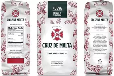 YERBA MATE CRUZ De MALTA 2.2lb 1 Kilo • $12