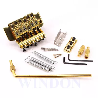 Floyd Rose II Bridge Tremolo System Fit IbanezJacksonKramerMayones Gold • £29.68