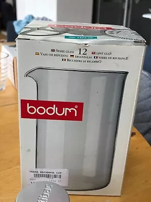 £19 • Buy Bodum 1512-10 -12 Cup Coffee Press Spare Beaker, Glass - Transparent, 1.5L