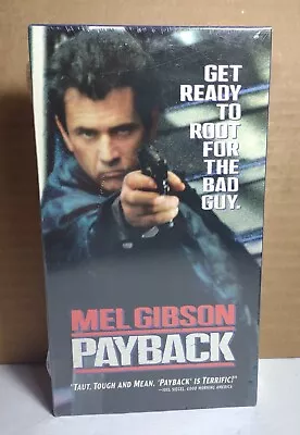 New Sealed Payback VHS VCR Video Tape Movie Used Mel Gibson • $4.99