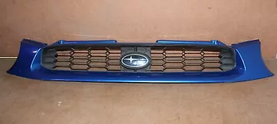 JDM Subaru Impreza V7 GDA GDB STi BLUE Front Grill Grille Mask OEM RARE 02-03 • $299.99