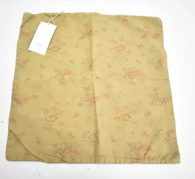 $21.99 • Buy Zara Home  Brown Floral Print 17.5 X17.5  Decorative Square Throw Pillow Cover