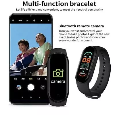 Sport Activity Tracker Fitness Smart Watch Band Smart Wristband Step Counter • $17.64