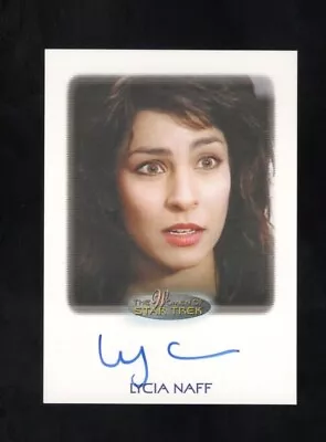 2009 Rittenhouse The Women Of Star Trek Lycia Naff Autograph Sonya Gomez • $8.99