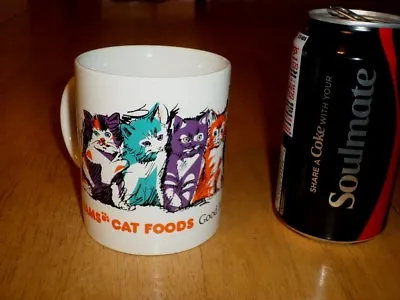 IAMS COMPANY CAT FOODS -   GOOD FOR LIFE   Ceramic Coffee Cup / Mug Vintage • $12