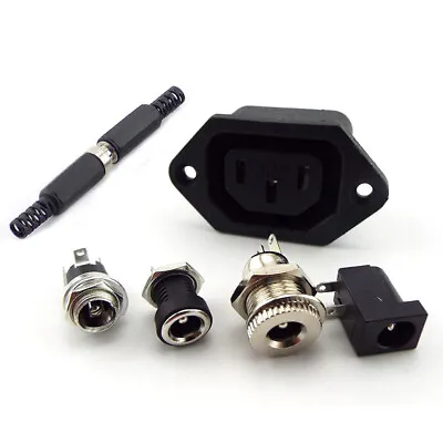 DC Power Connector Socket Jack Male Female Panel Mount PCB 1.3/2.1/2.5mm X 5.5MM • $1.59